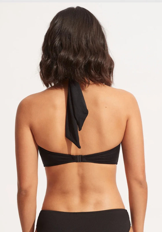 Goddess Bandeau Bikini Black