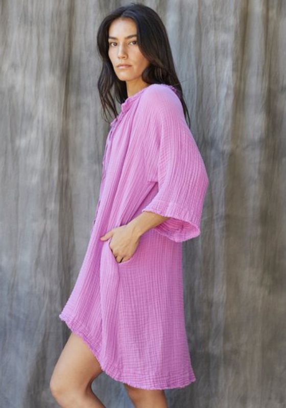 Joshua Tree Kaftan Wild Orchid