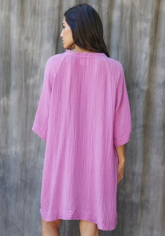 Joshua Tree Kaftan Wild Orchid