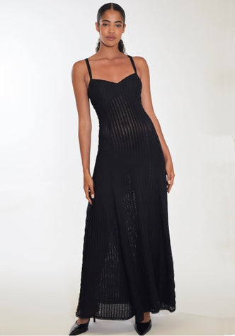 Charo Ruiz Devi Maxi Dress Black