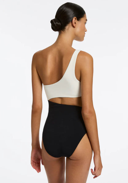 Versa Swimsuit White/Black