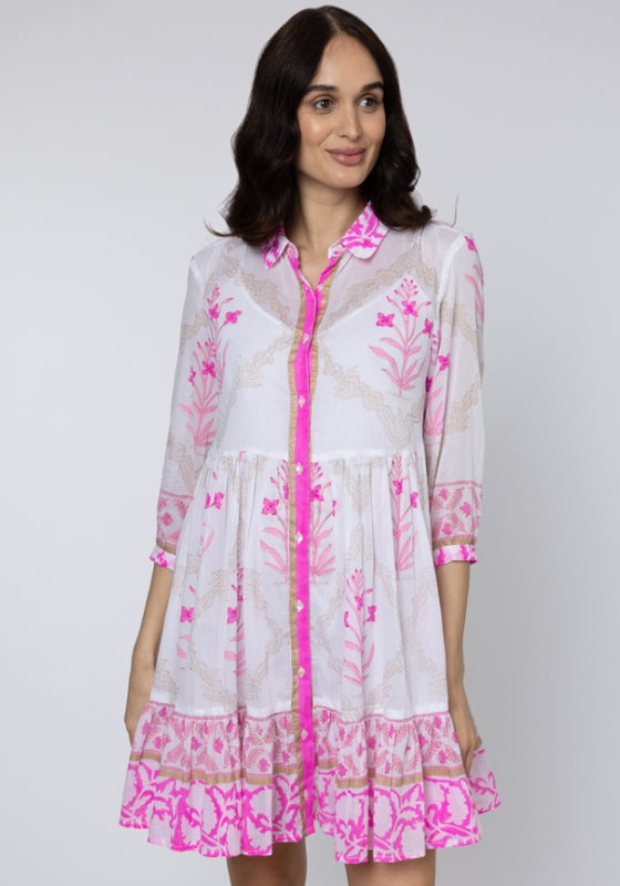 Juliet Dunn beach Dress PInk