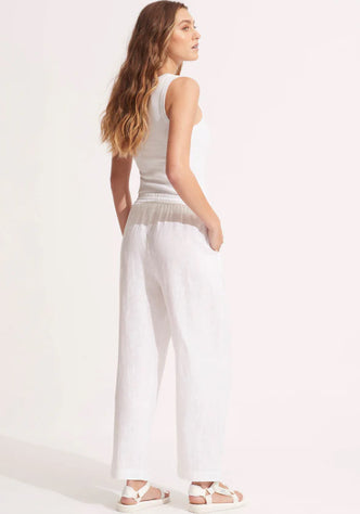 Linen Pant White