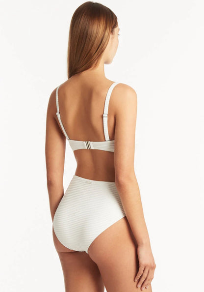 Spinnaker Bandeau Bikini White