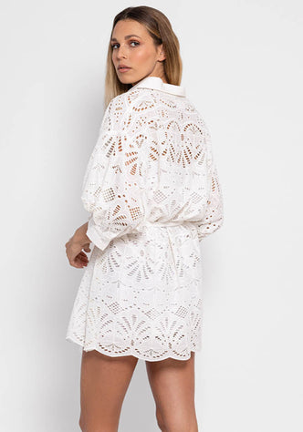 Florine Eyelet Dress