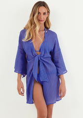 Perola Knot Cover Up Ethereal Blue