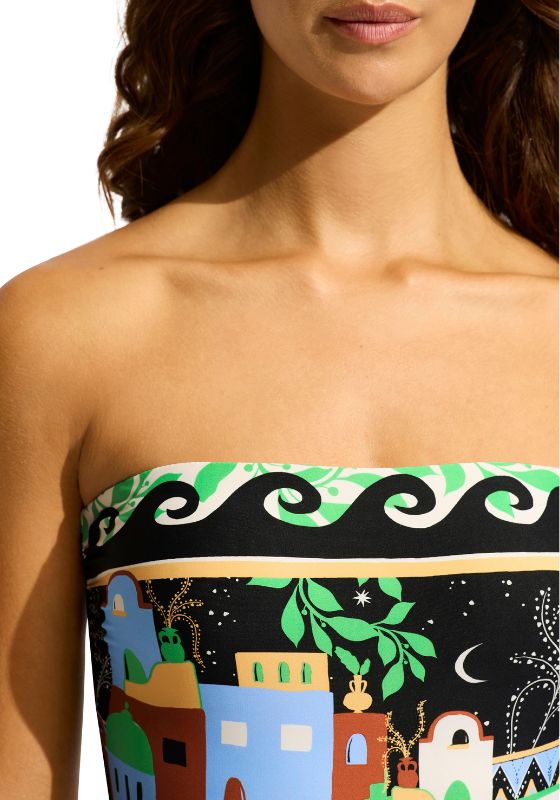 Atlantis Bandeau One Piece Ecru