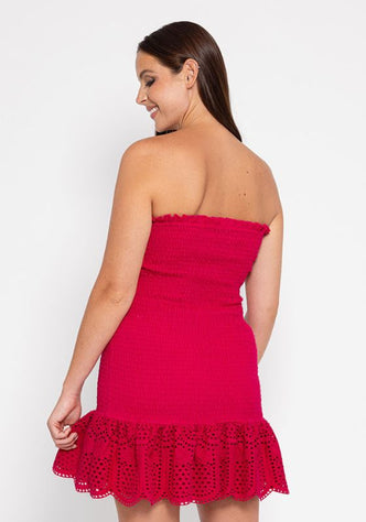 Cecile Dress Fuchsia