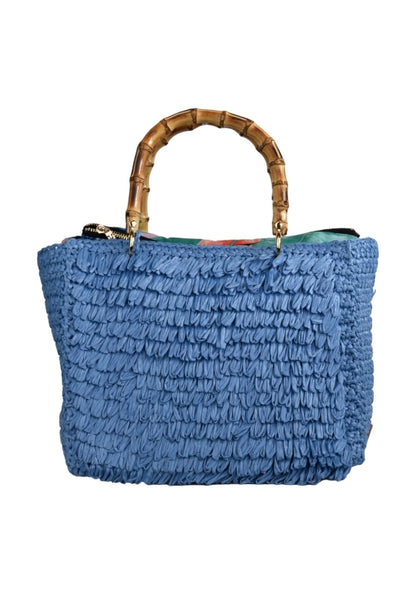 chica bag, diamante beach bag jeans