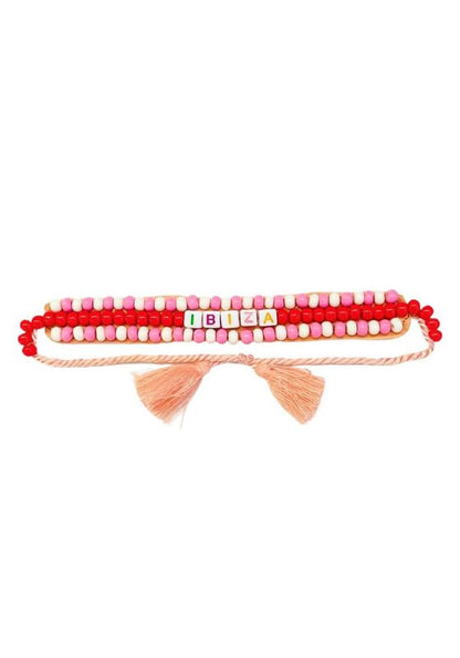 Ibiza Beaded Resort Bracelet Orange