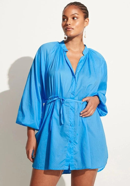 Faithfull The Brand Lucita Smock Dress