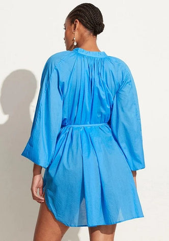 Lucita Shirt Dress Turquoise