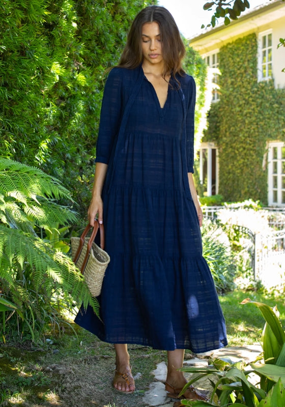 Honorine Giselle Dress Navy