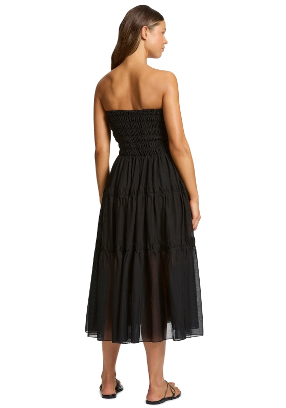 Convertible Maxi Dress Black