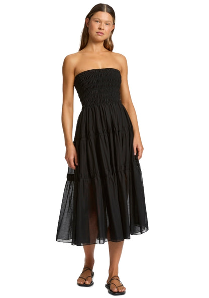 Jets Convertible Maxi Dress Black