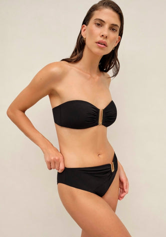 Jets Jetset Bandeau Bikini Black