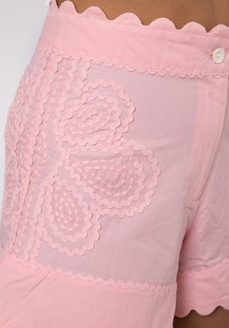 Ric Rac Shorts Flamingo