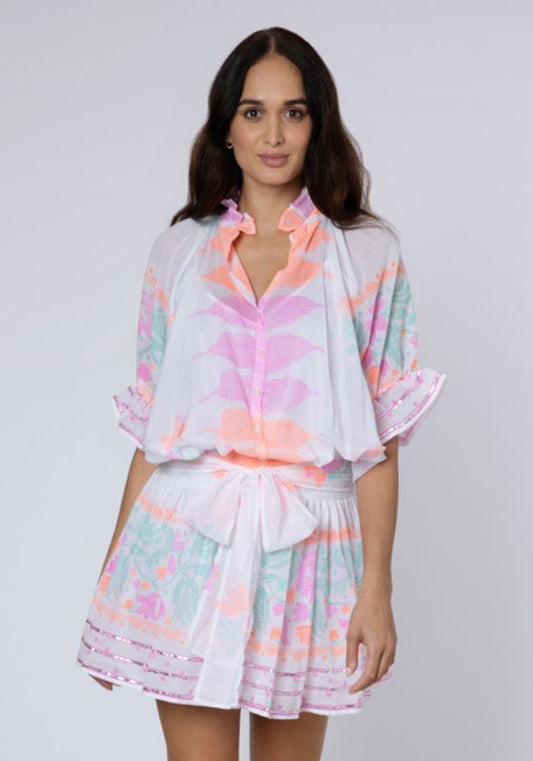 Juliet Dunn, Dhaka print Blouson Dress