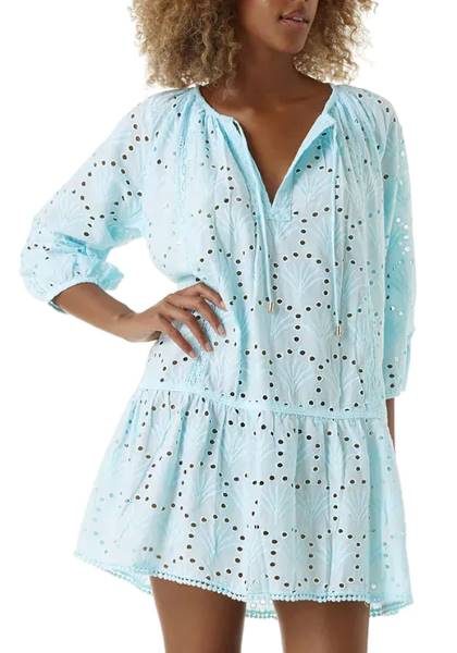 Ashley Beach Kaftan Dress Sky