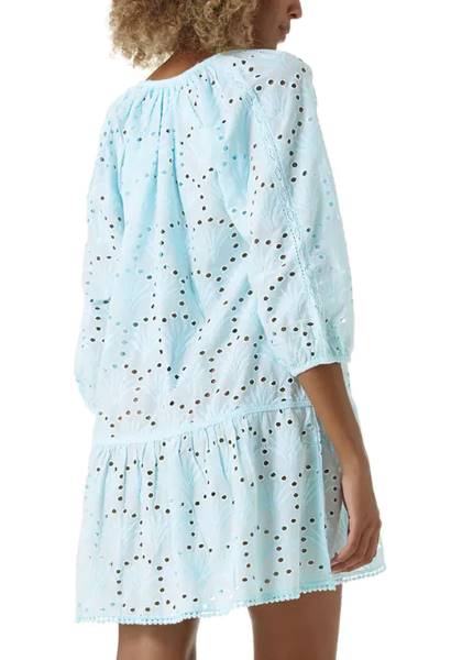 Ashley Beach Kaftan Dress Sky