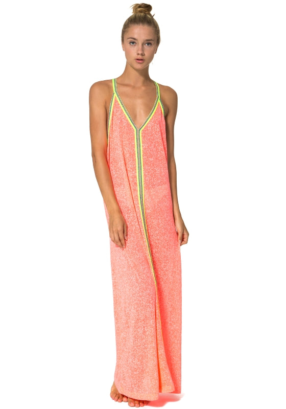 Inca Maxi Sun Dress Watermelon