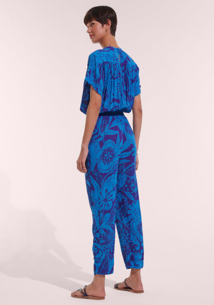 Becky Jumpsuit Blue Gauguin