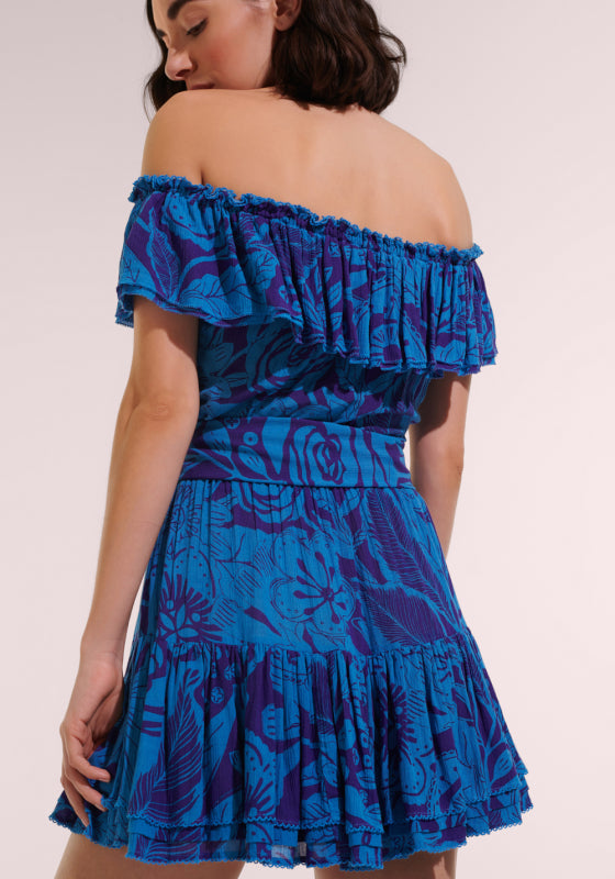 Bella Beach Dress Gauguin Blue