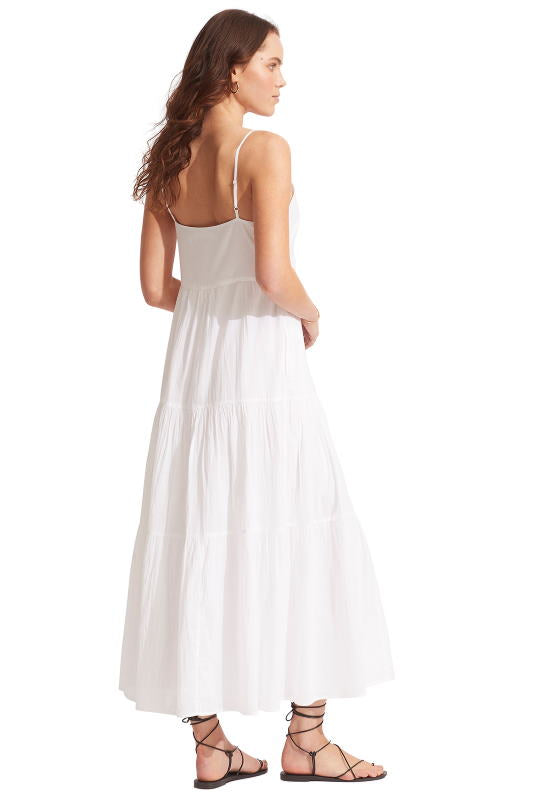 By the Sea Maxi Dress White