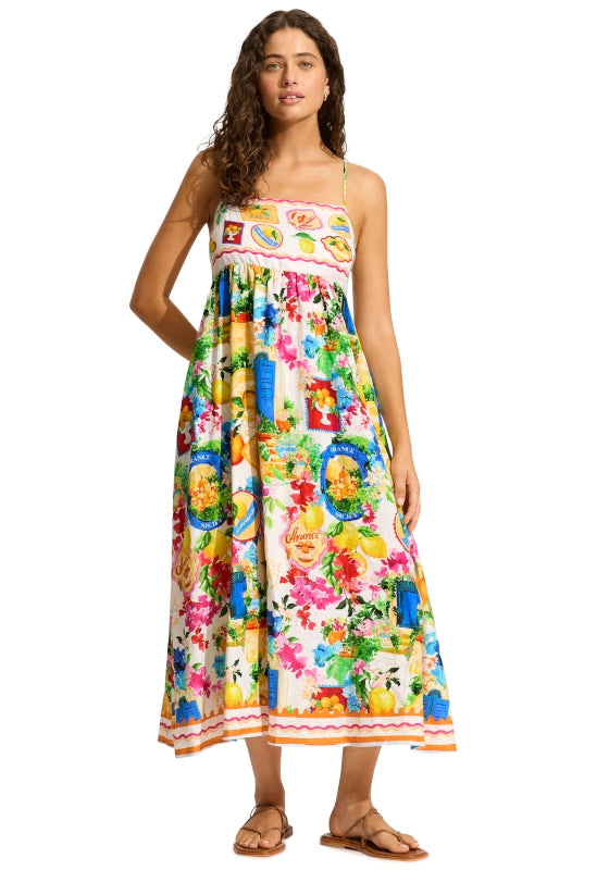 Seafolly, ciao bella maxi dress