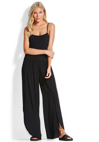 Seafolly Shirred Waist Wrap Pants