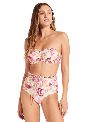 Seafolly | Silk Road Bustier Bandeau Bikini 