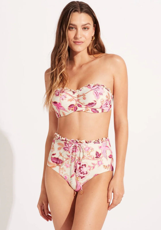 Silk Road Bustier Bandeau Bikini