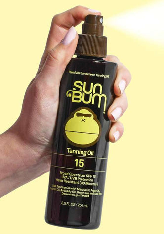 SPF 15 Sunscreen Browning Oil