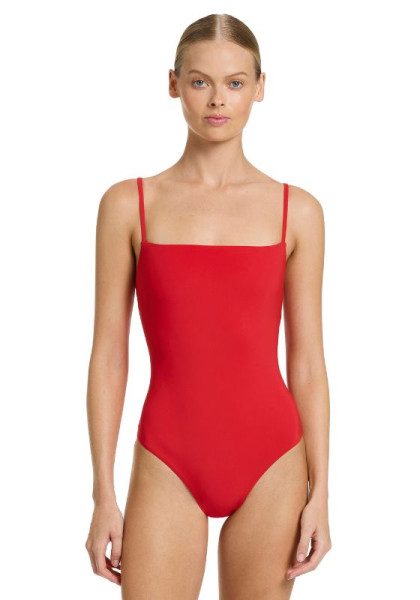 Jetset Tank Swimsuit Rosso Rosso
